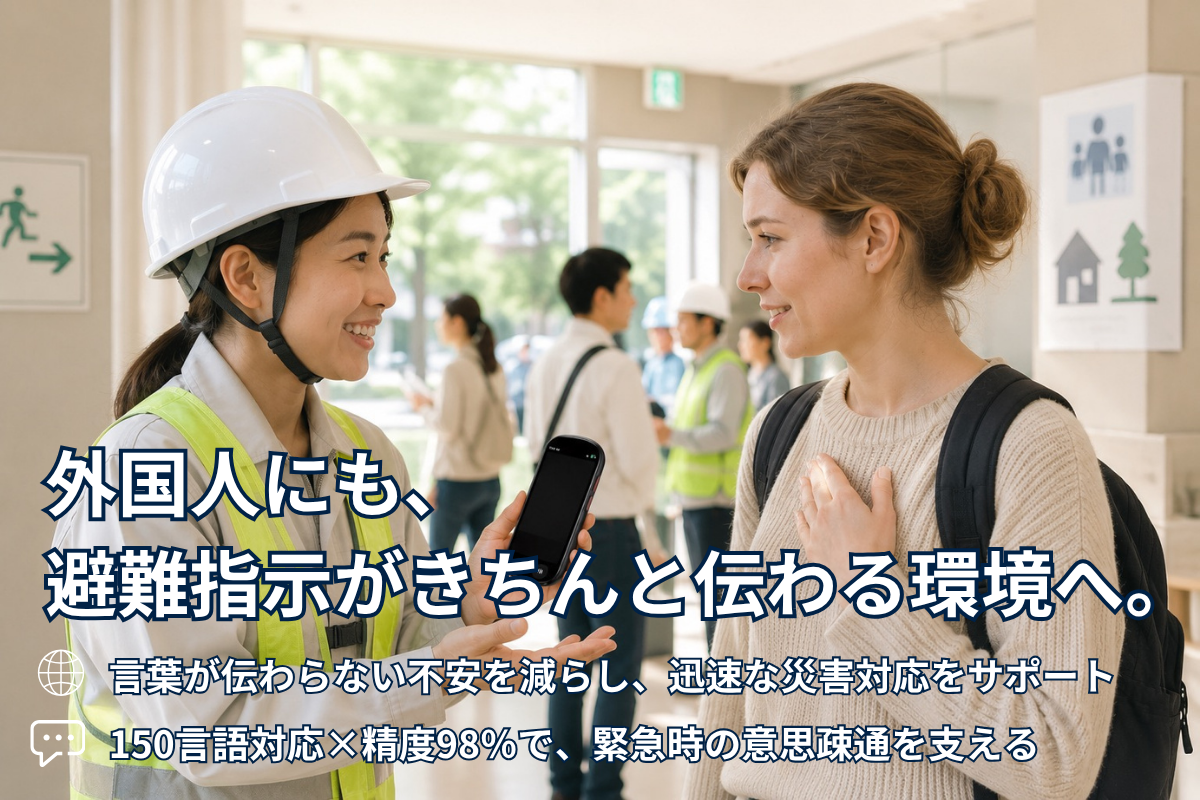 外国人への災害対応で困らないために。避難指示を正しく伝えるための備えとは